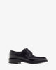 Antik black leather lace-up shoes