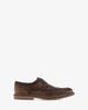 Oxford style shoes in brown leather
