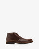 Men's ankle boots in brown leather