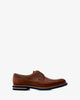 Oxford shoes in mahogany leather