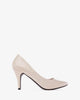 Elegante- beige lack pumps.