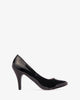 Elegante- schwarze lack pumps.