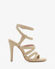 Sandales en soft beige à lanières