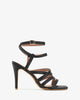 Sandalo con cinturini in soft nero