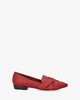 Balerinki cienki czubek soft czerwone