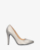 Pumps mit absatz in soft altsilber
