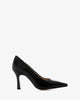 Stilettos in black leather