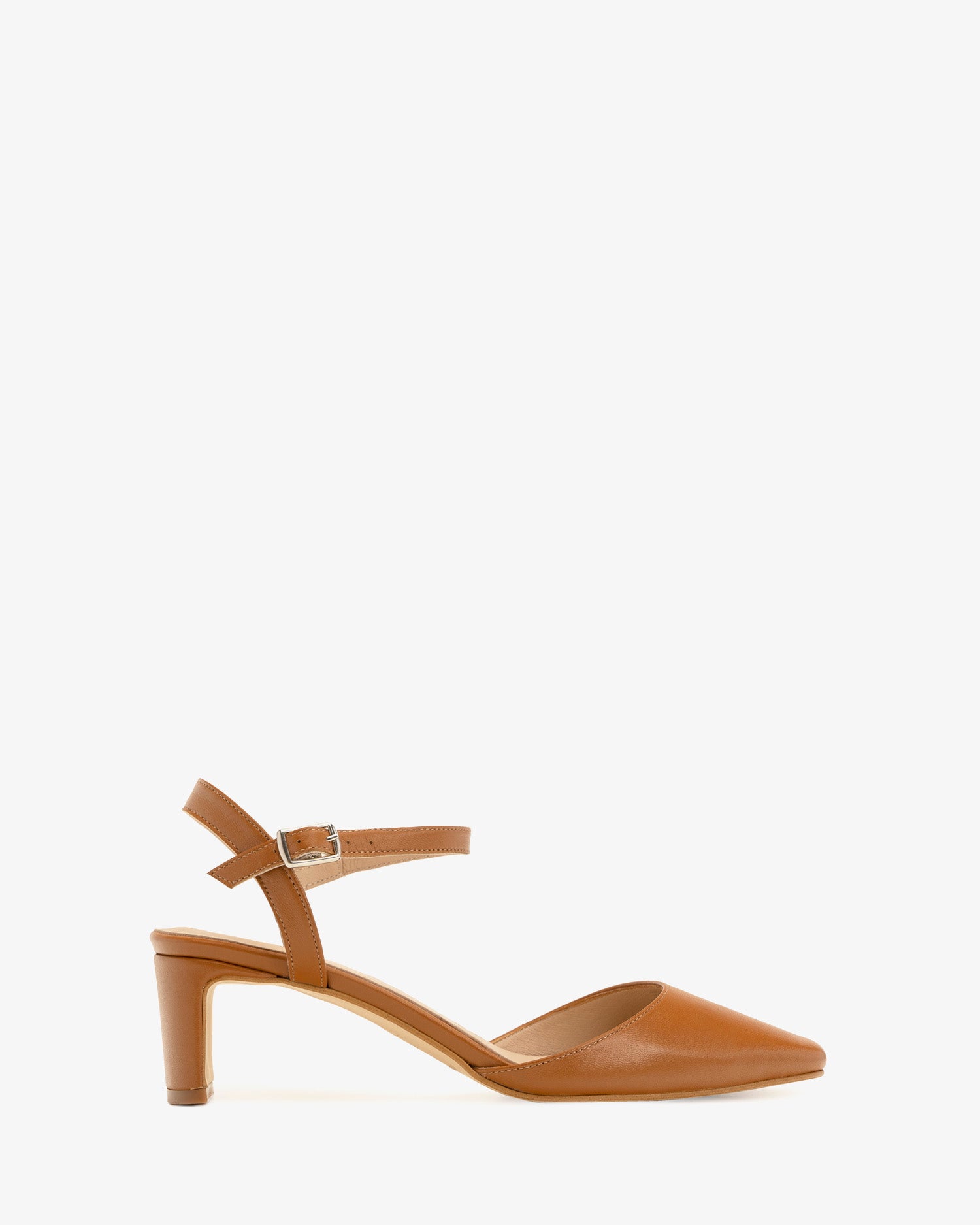 Chaussures à talons ouvertes à l´arrière en cuir – Andypola