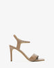 Sandales en cuir nude