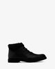 Bottines pour hommes en cuir noir de haute qualité