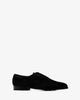 Elegante herrenschuhe aus schwarzem rauleder - made in spain -