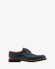Chaussures style blucher en cuir bleu