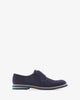 Oxfordschuhe aus blauem rauleder - made in spain -