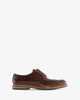 Zapato estilo oxford en cuero marron