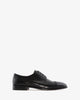 Herrenschuhe aus schwarzem leder