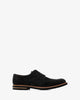 Oxford shoes in black genuine split leather