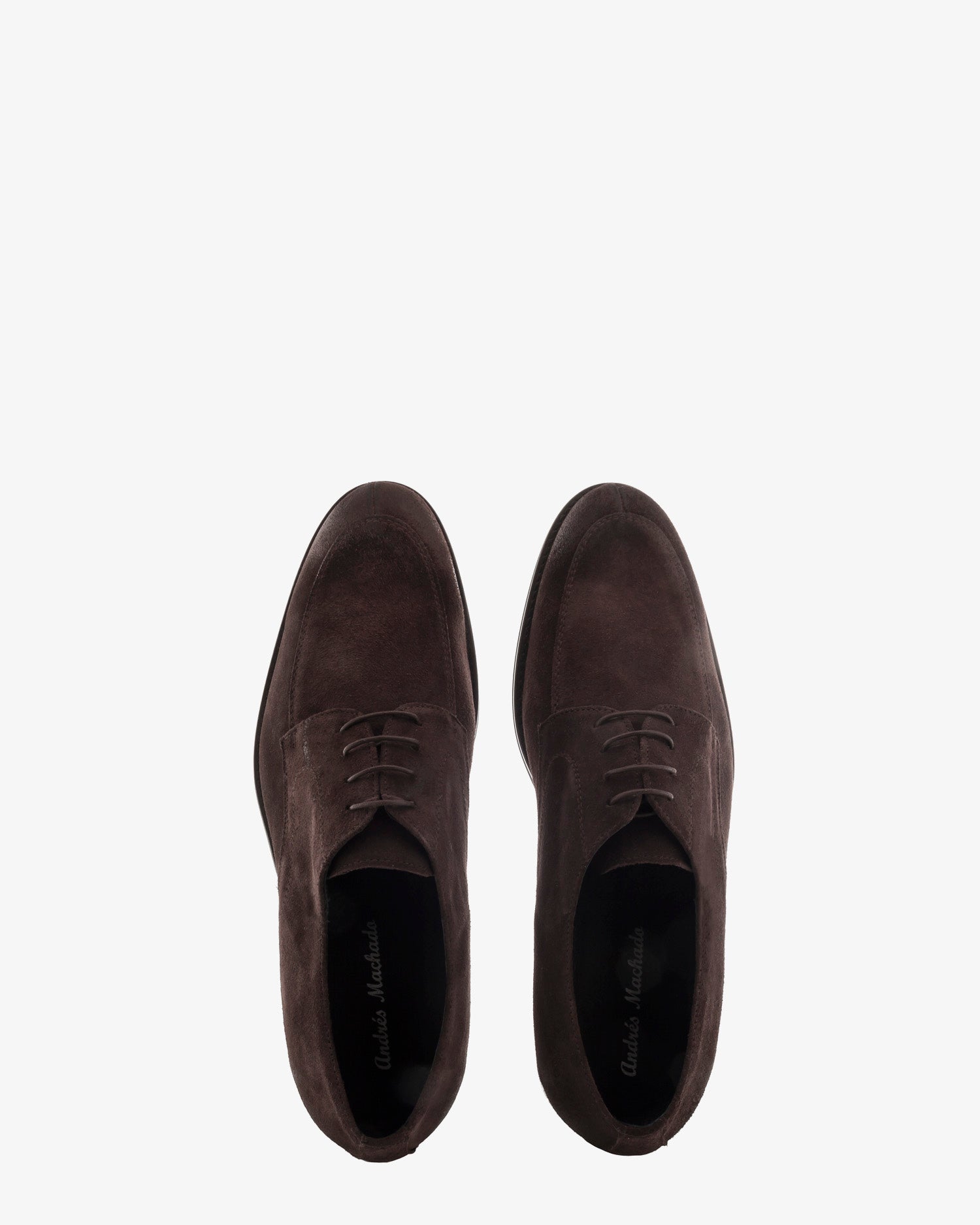 Zapatos blucher serraje marron