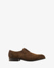 Chaussures blucher en cuir brosser marron