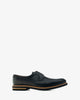 Skórzane buty w stylu oxford w kolorze czarnym