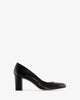Heeled shoes in black leather