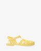 Sandalias cangrejeras amarillo pastel