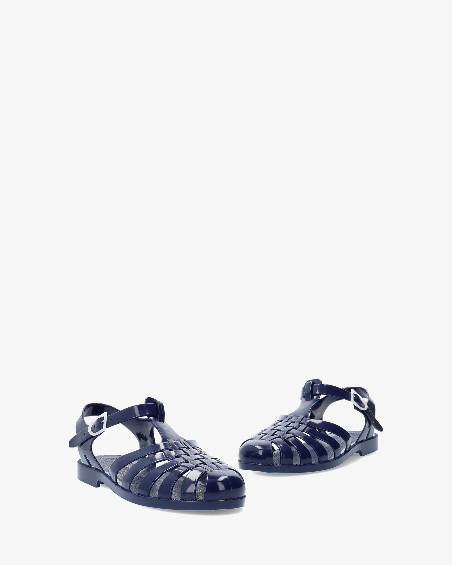 Dark blue plastic water sandals