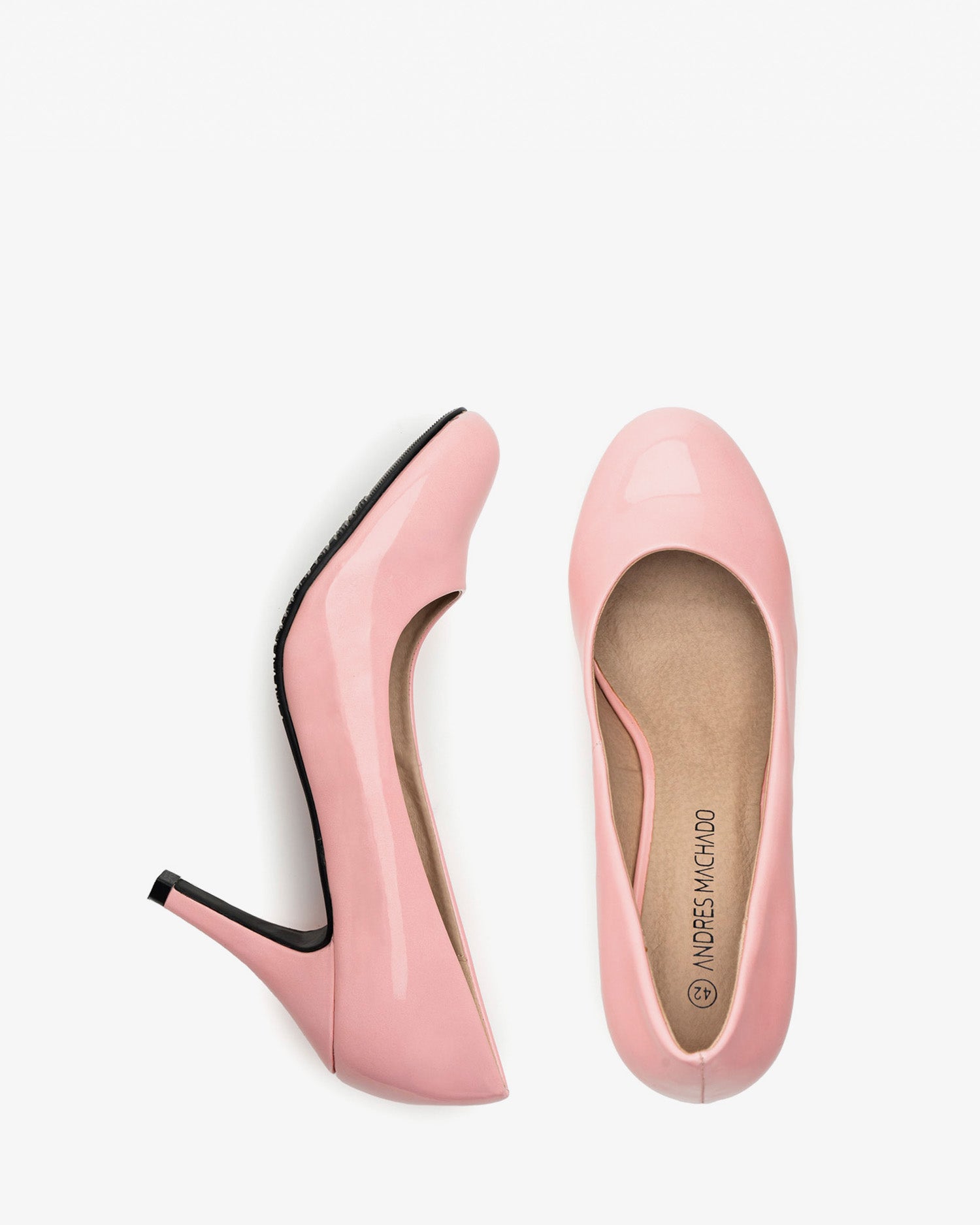 Elegante- altrosa-farbene lack pumps.