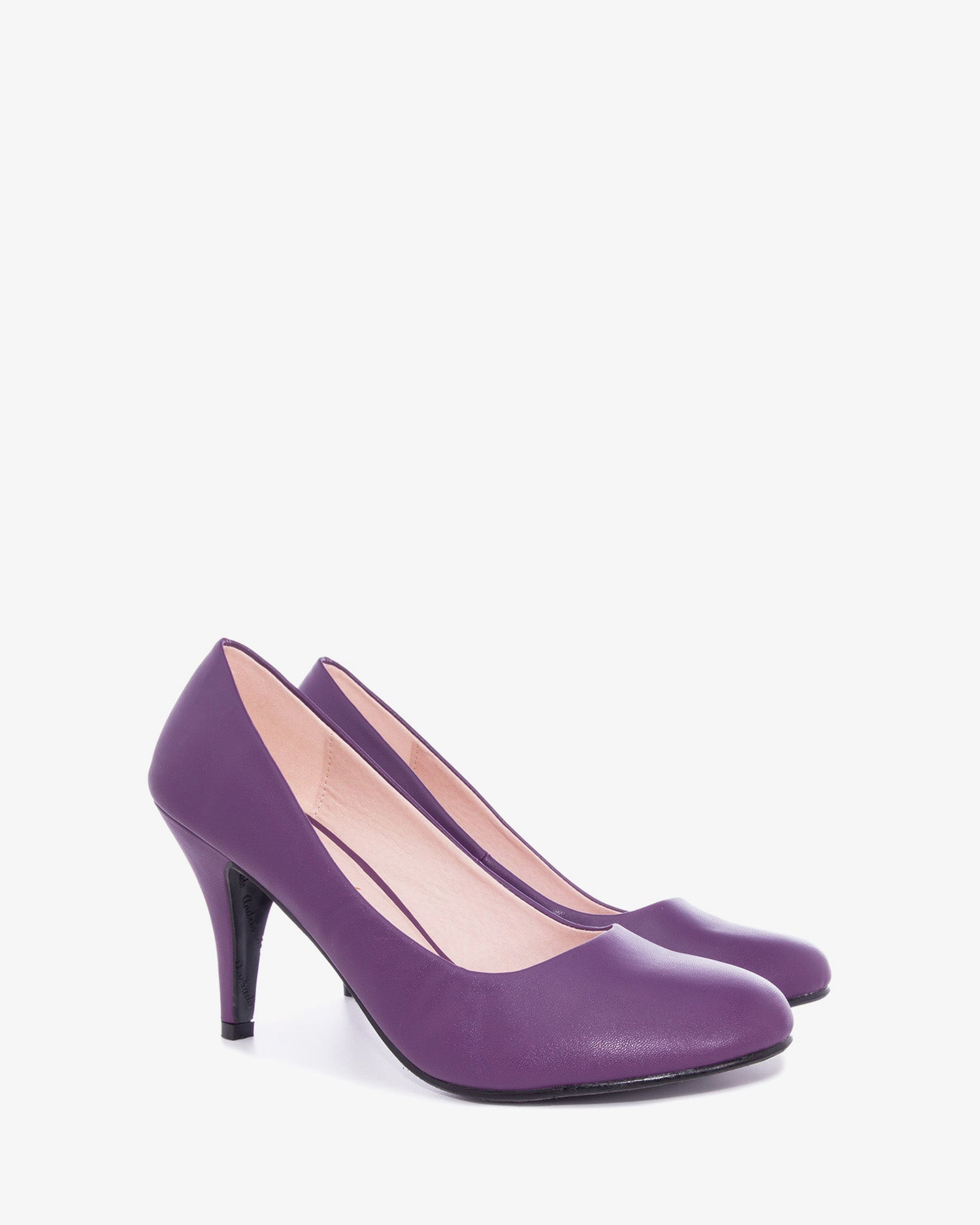 Buty salonowe retro w soft fioletowe