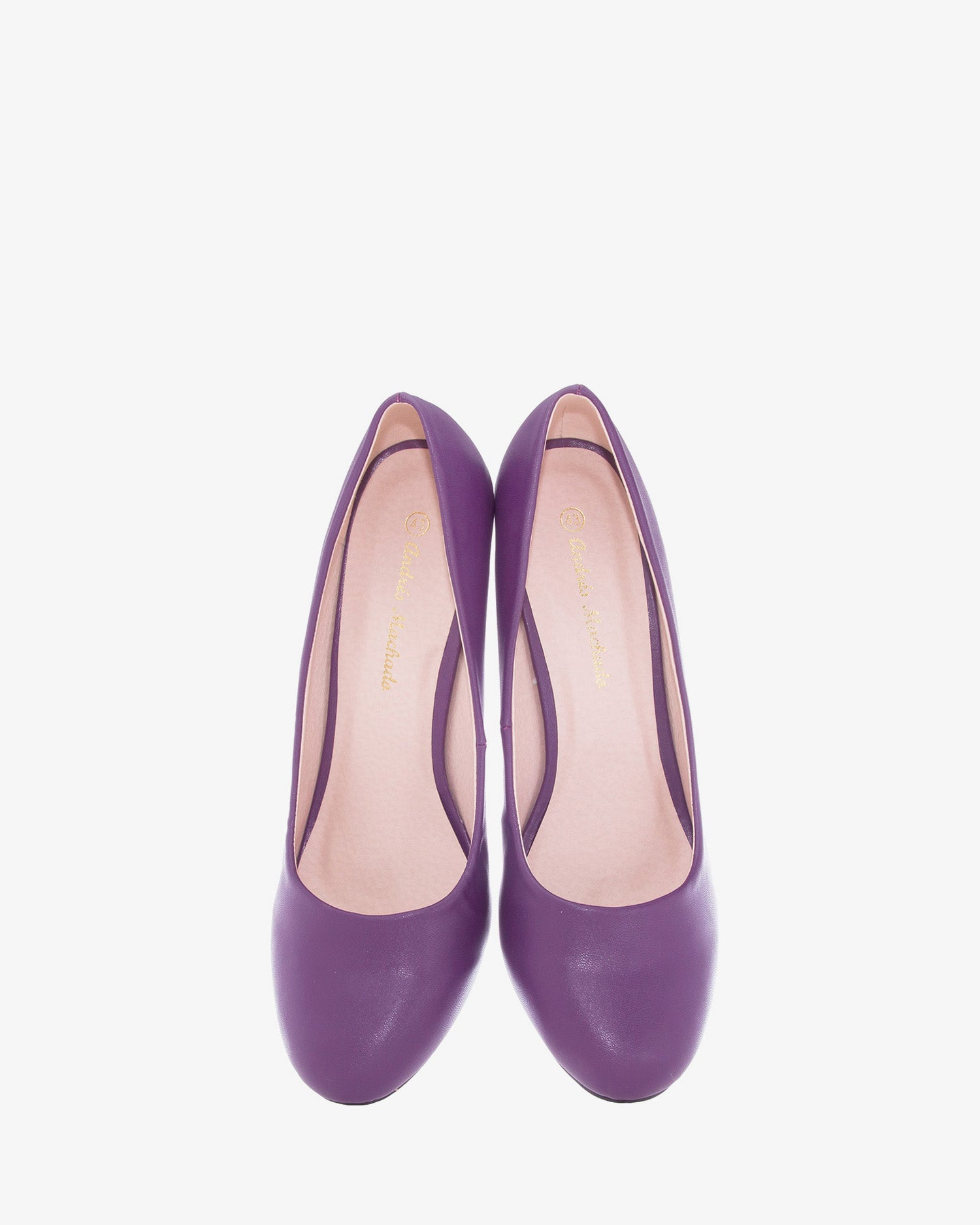 Buty salonowe retro w soft fioletowe