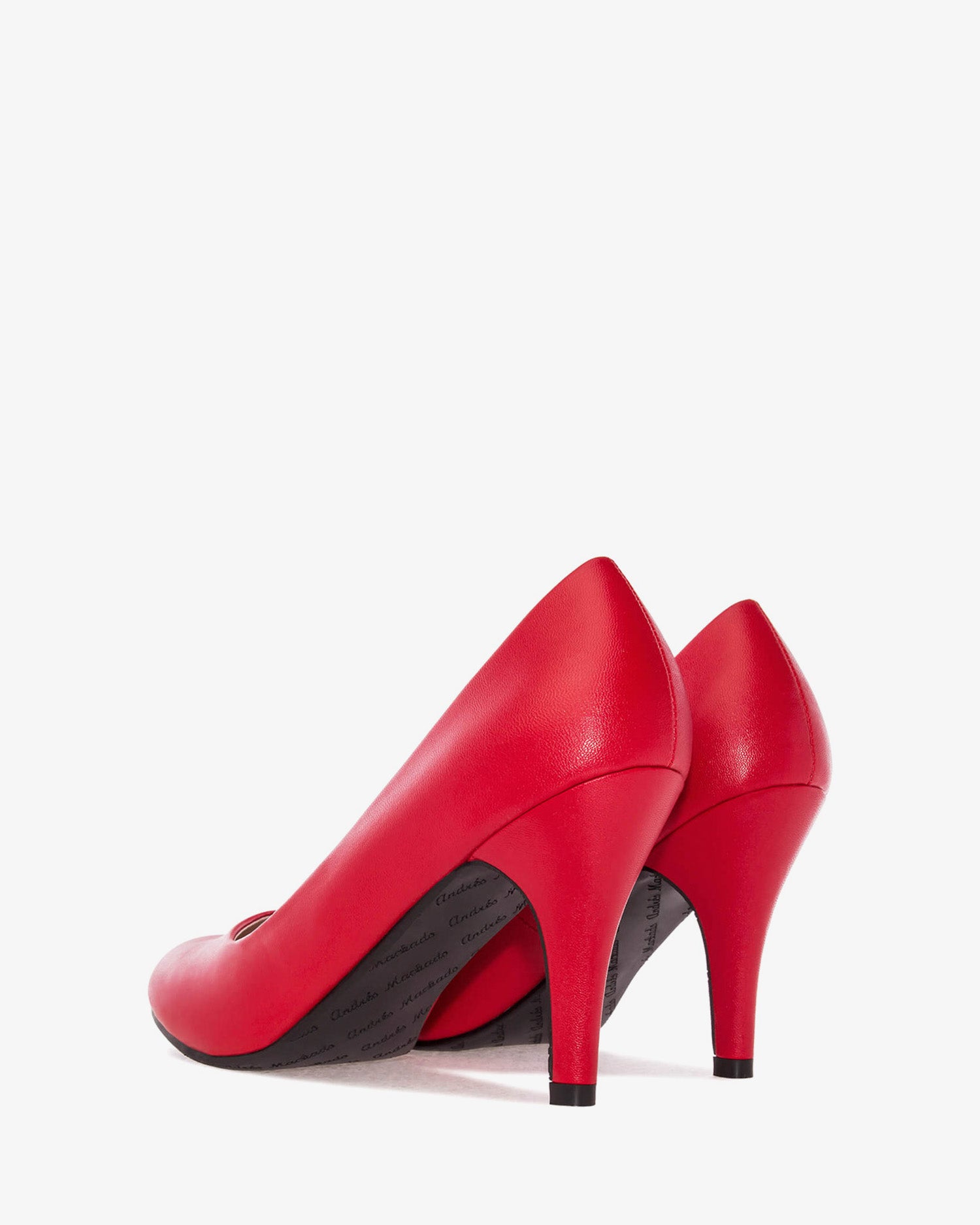 Buty salonowe retro w soft czerwone