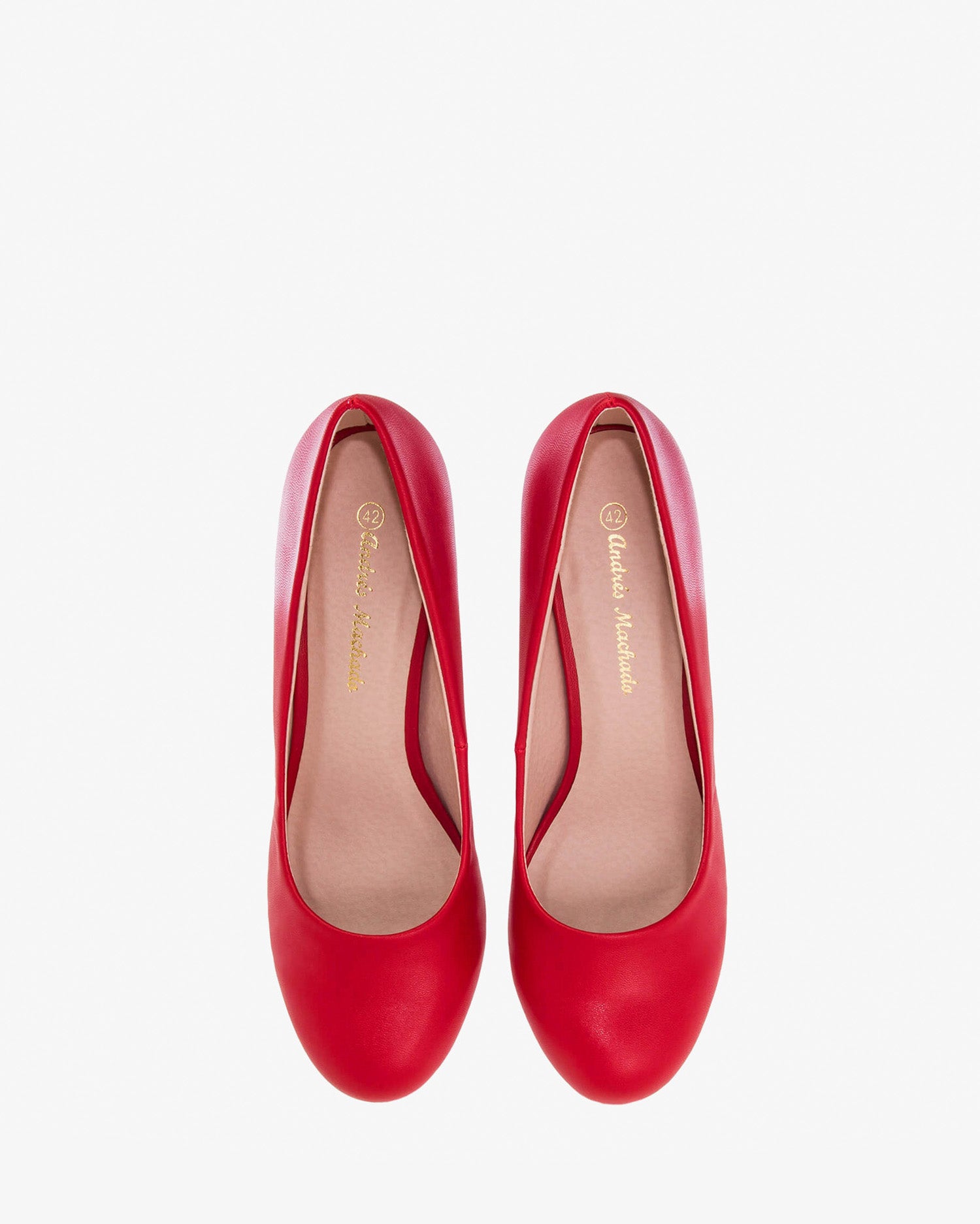 Buty salonowe retro w soft czerwone