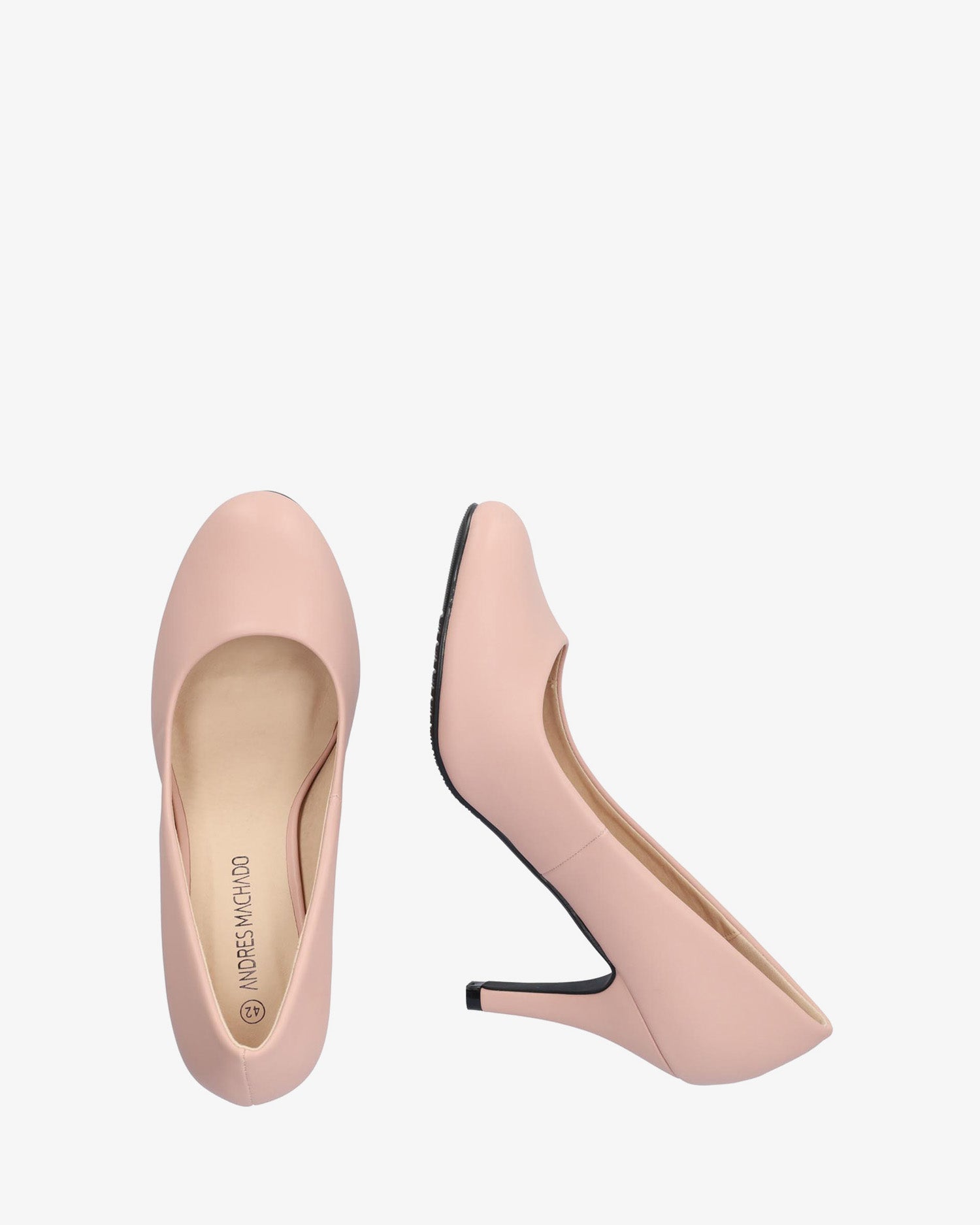 Zapatos de salón retro en soft rosa