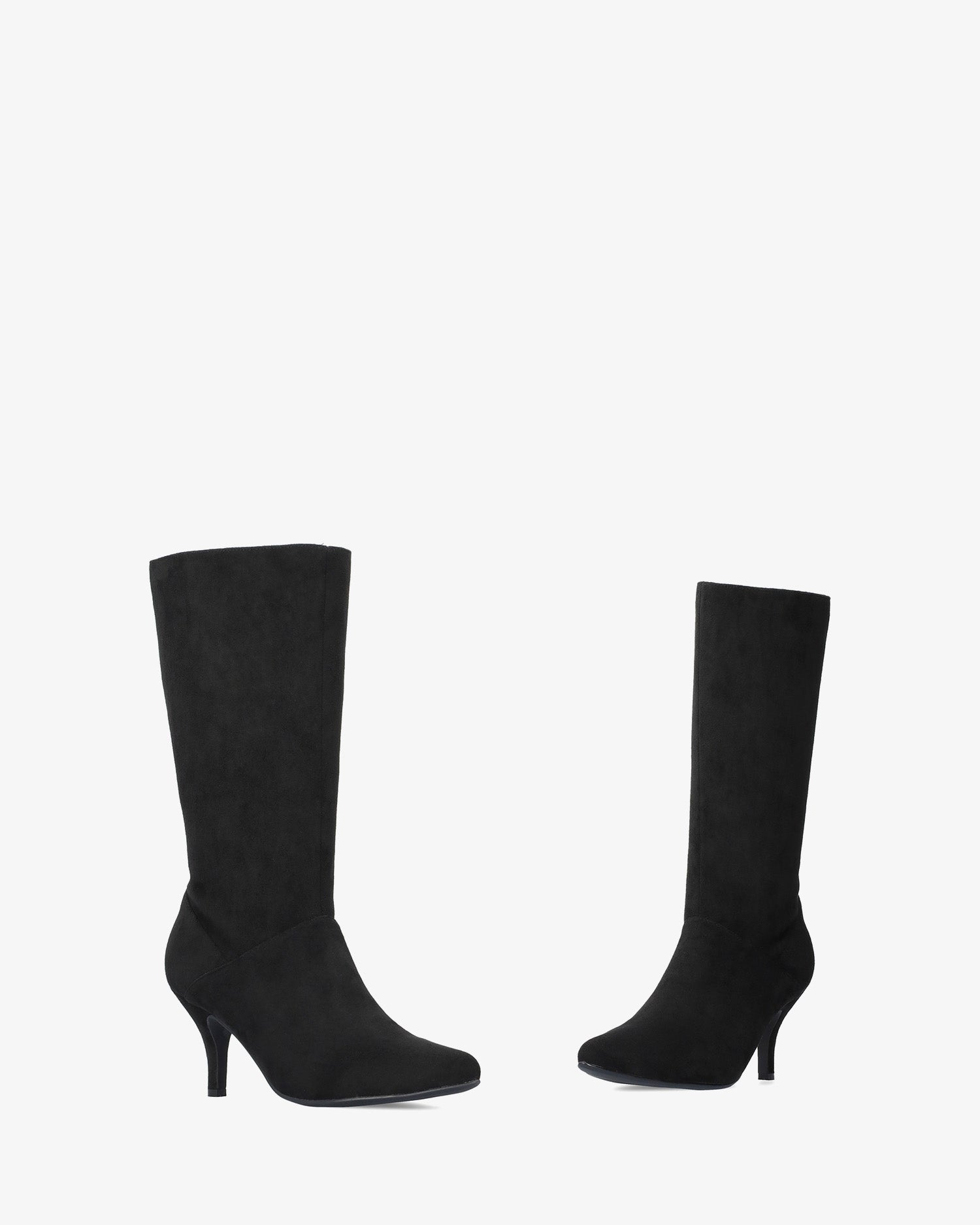 Bota alta en símil ante negro