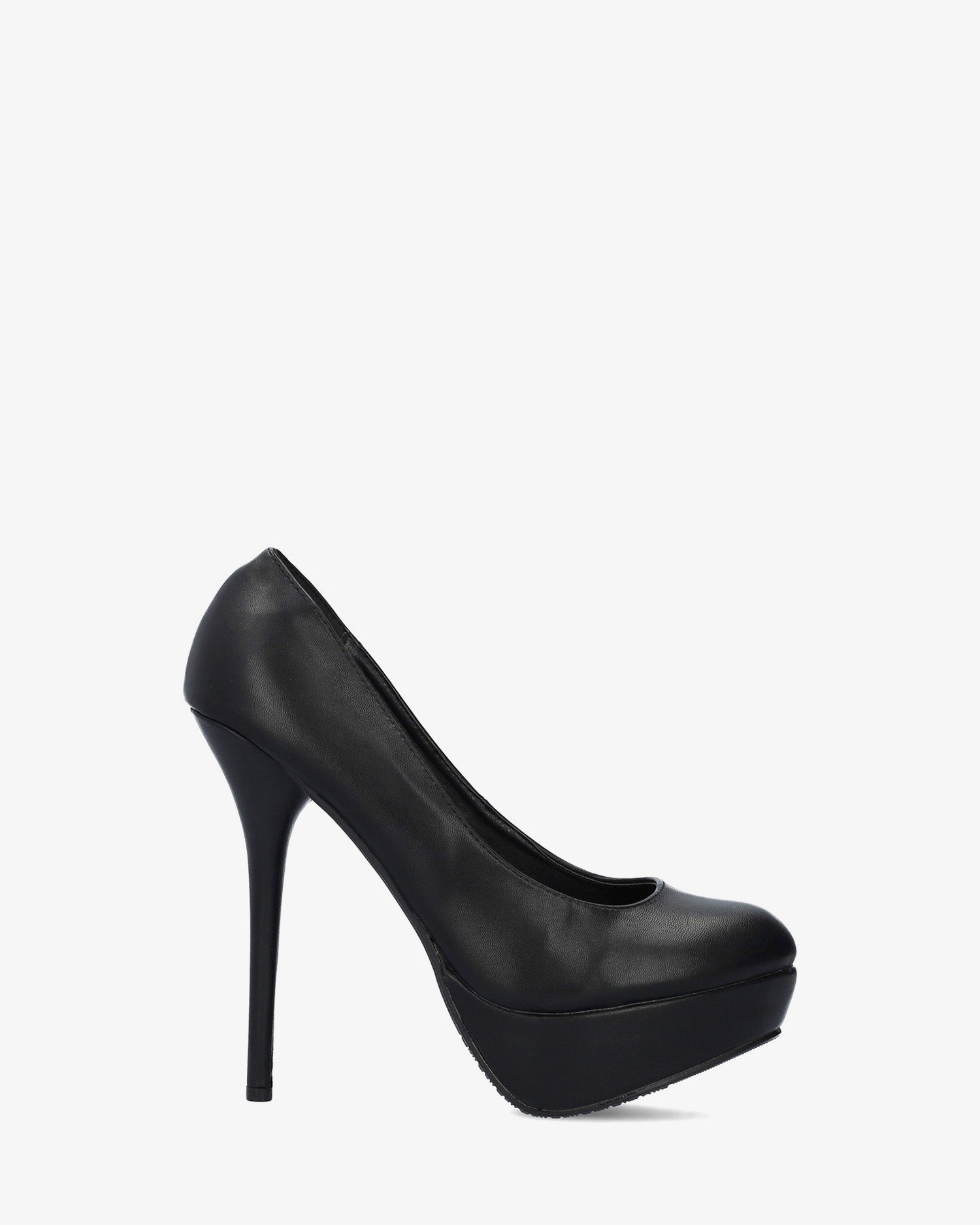 Sapato de salão soft preto com salto de 14 cm