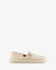 Miticas zapatillas de lona beige y suela de goma y yute