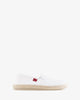 Miticas zapatillas de lona blanco y suela de goma y yute