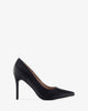Highheels mit  extra breitem fußbett in soft schwarz
