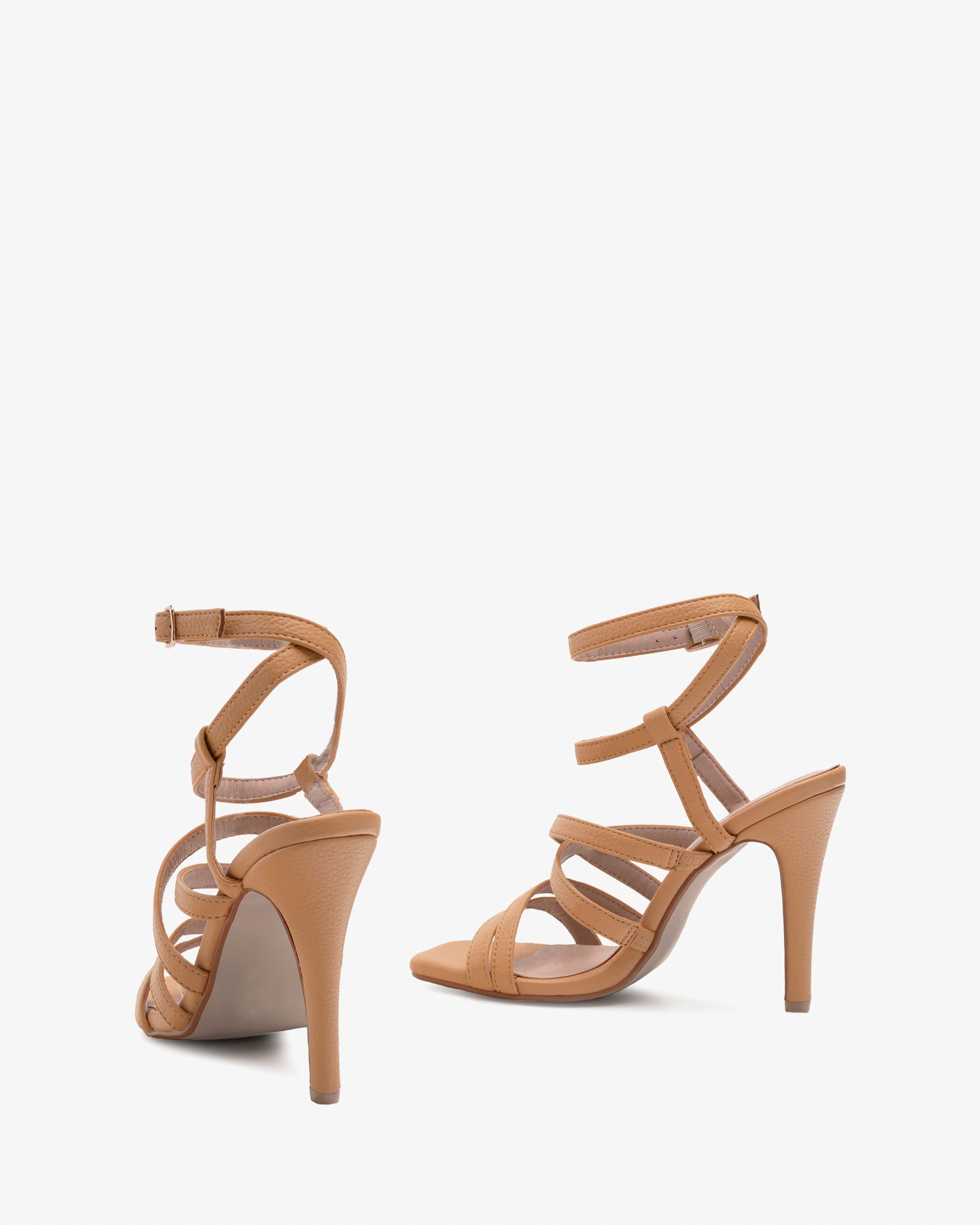 Sandalo con cinturini in soft mattone