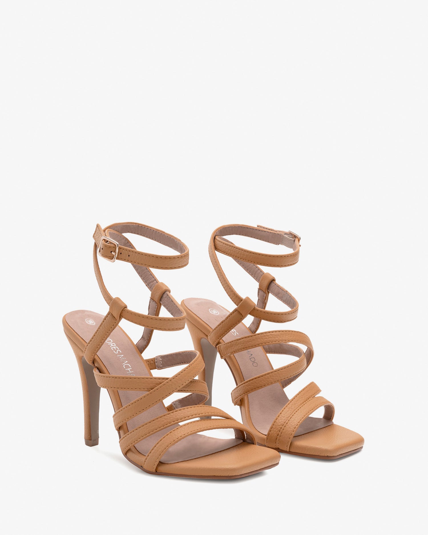 Sandalo con cinturini in soft mattone
