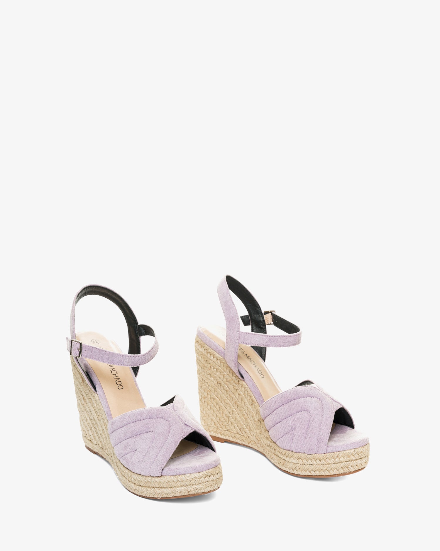 Alpargatas en símil ante malva con cuña en yute