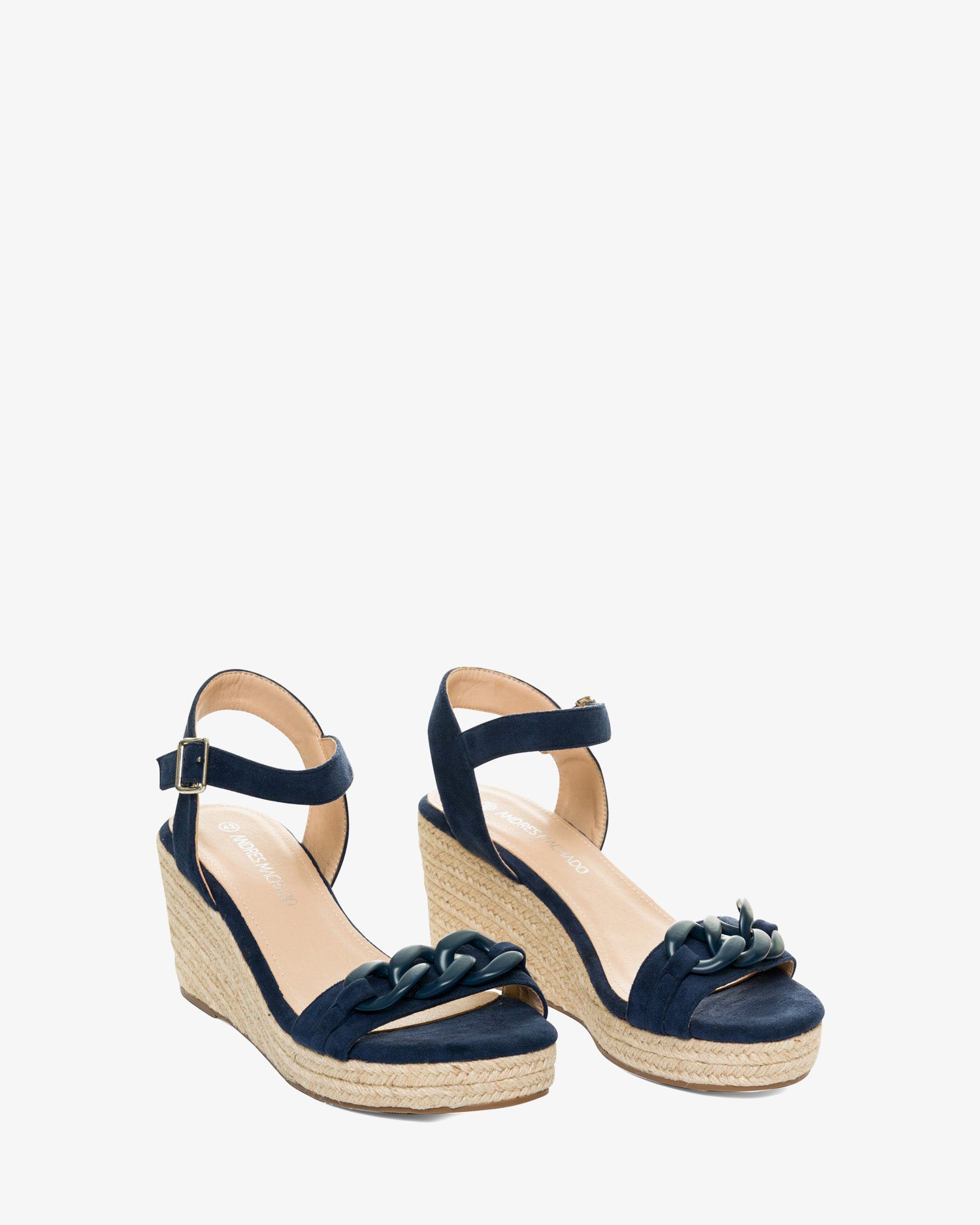 Alpargatas en símil ante marino con cuña en yute