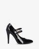 Mary jane shoe in patent black