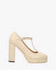 Salome shoe in soft beige