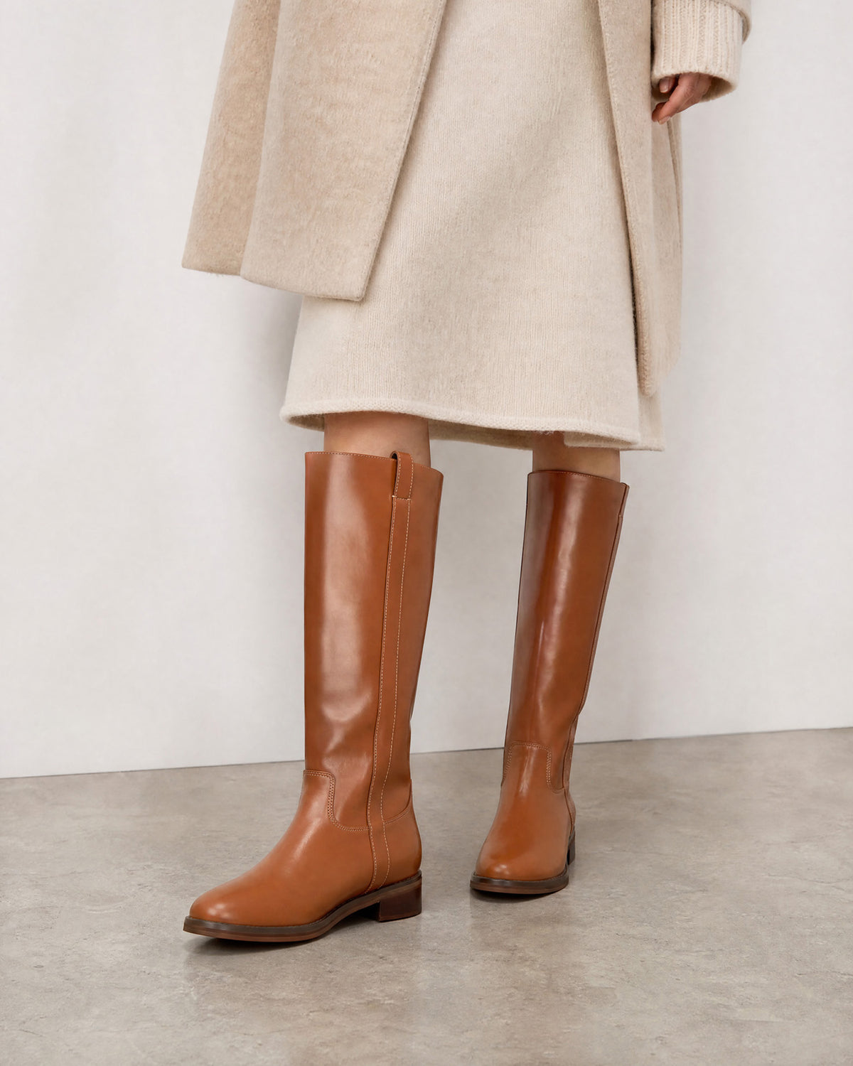 Botte haute en soft noir 
