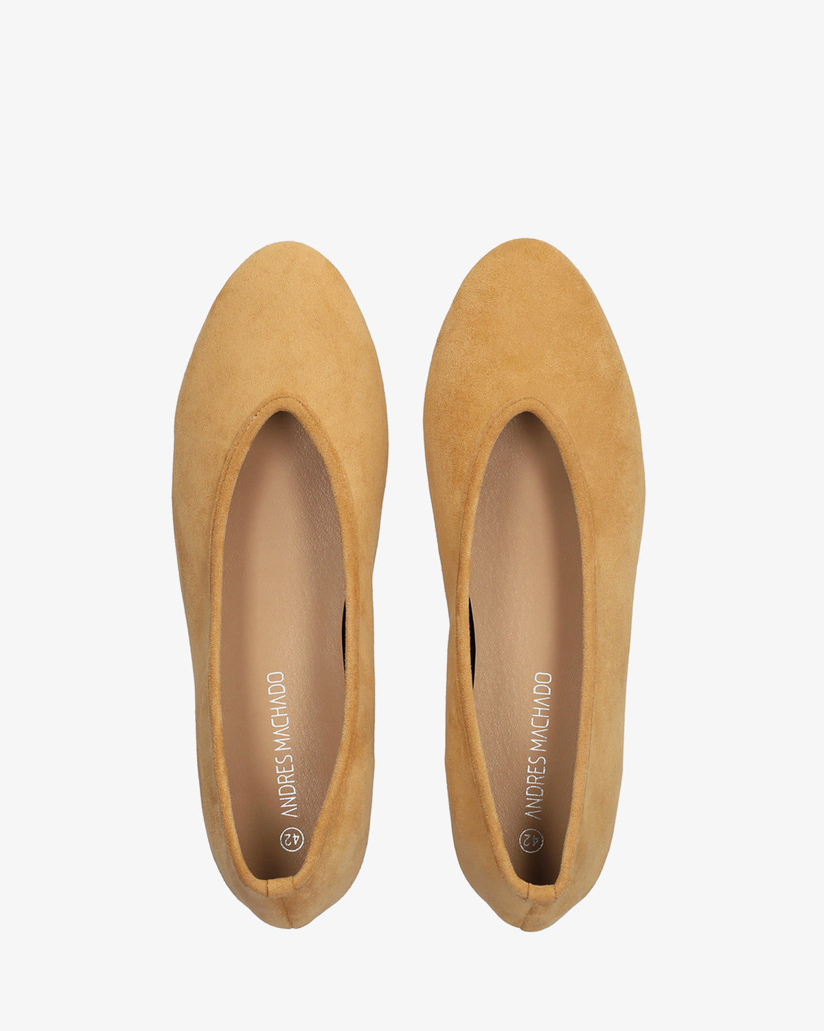 Ballerine en suédine sable 