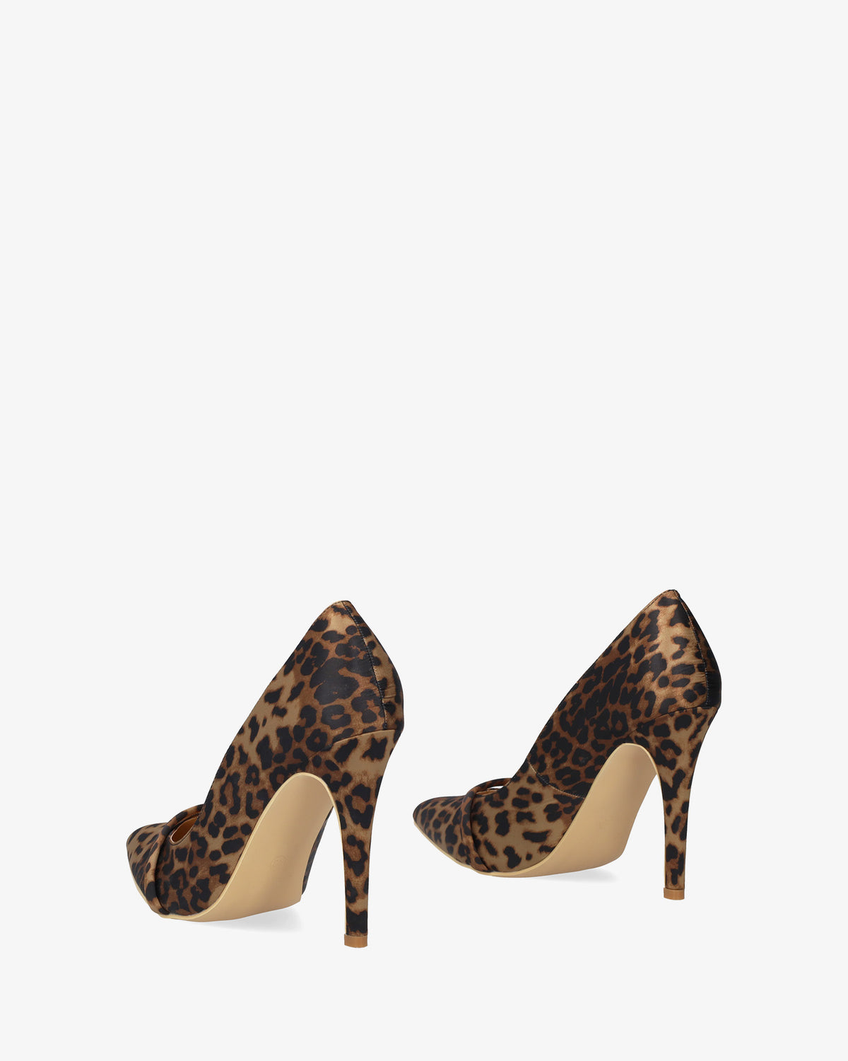 Escarpin à talon en soft léopard 