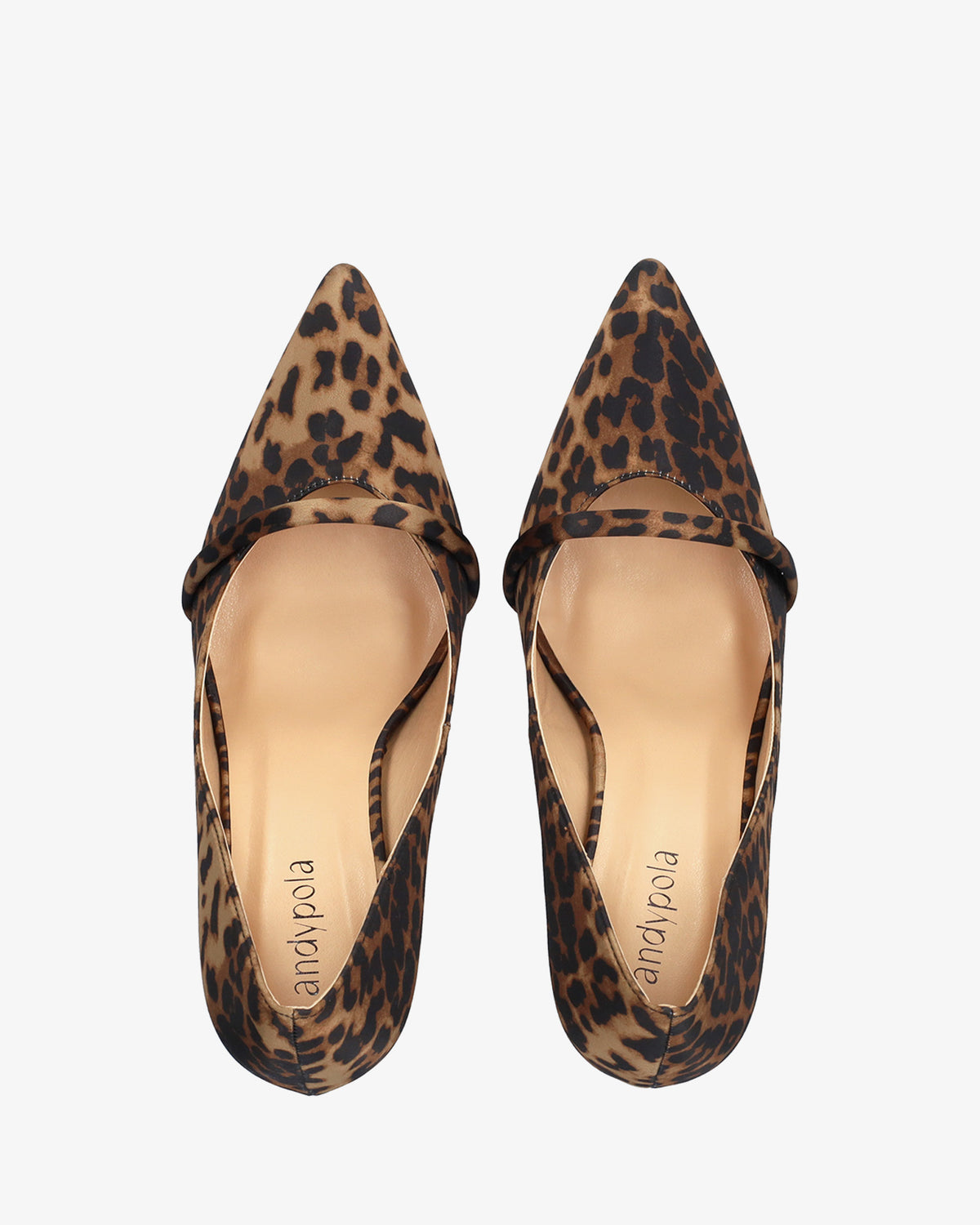 Escarpin à talon en soft léopard 