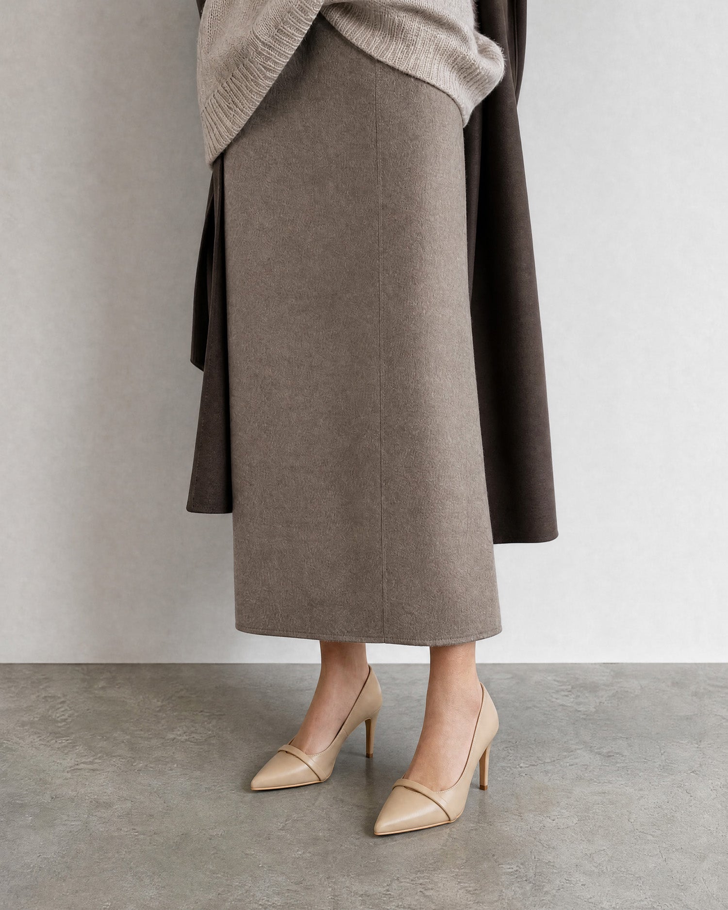Pumps mit Absatz in Soft Nude 