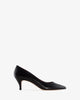 Pumps in black nappa leather