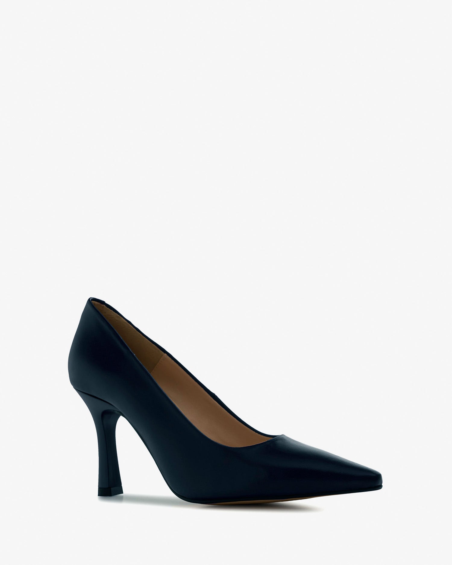 Stilettos in navy leather